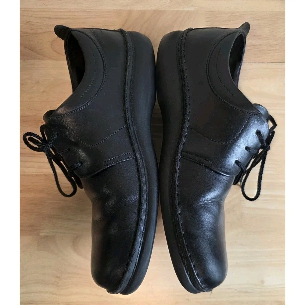 FOOTPRINTS by Birkenstock 270 Men 42 EU 9 US Black Leather Oxford Lace Up Derby
